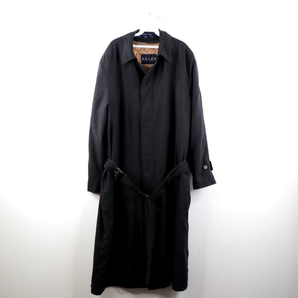 Ralph Lauren Black Label Microfiber Trench Coat